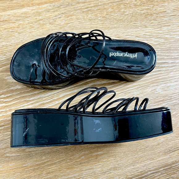 Jeffrey Campbell Platform Strappy Sandals - Picture 1 of 4